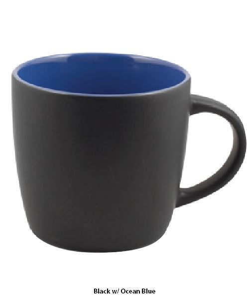 12oz Coffee Mug Coffee Mugs Nordic Promotions Ocean Blue Single Color