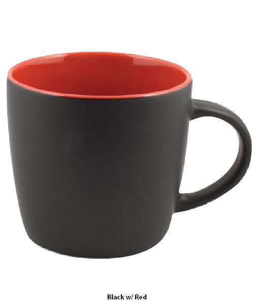 12oz Coffee Mug Coffee Mugs Nordic Promotions Red Single Color