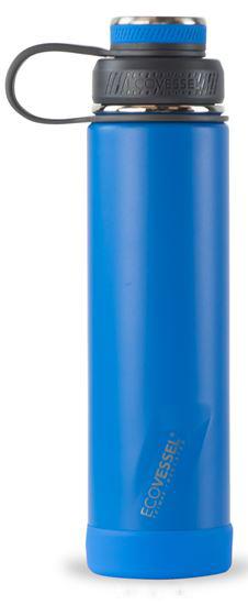 24oz TriMax Boulder Travel Bottle by EcoVessel Hudson Blue Single Color