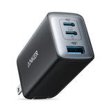 Anker PowerPort III 3-Port 65W Wall Charger Tech Accessories Gemline Black Single Color