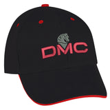 Elite Cap Hats Hit Promo Black with Red Trim Embroidered