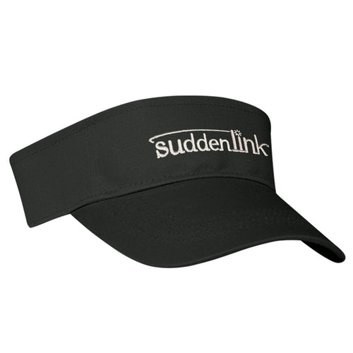 Cotton Twill Visor Black Multi Color