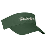 Cotton Twill Visor Forest Green Multi Color