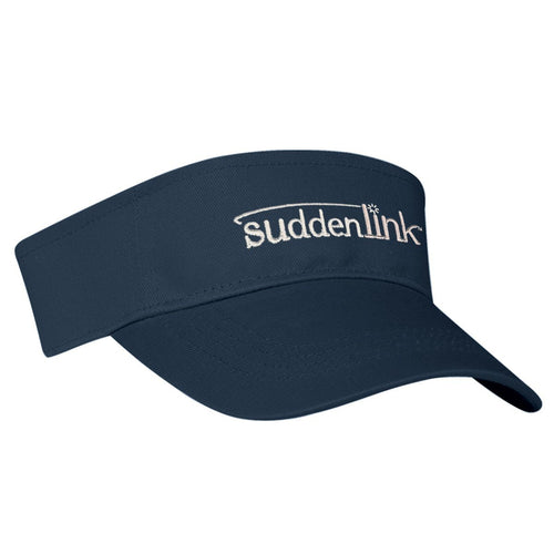 Cotton Twill Visor Navy Multi Color