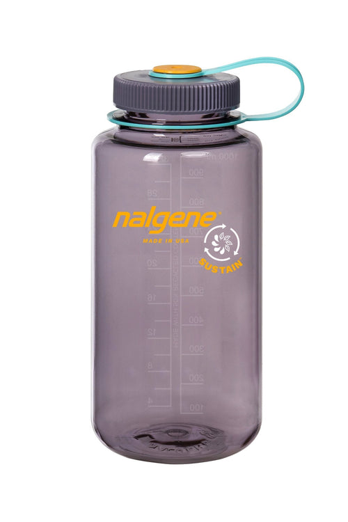 Nalgene Sustain 32 oz. Wide Mouth Bottle Water Bottles Nordic Promotions Aubergine Multi Color