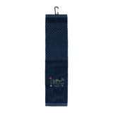 Scrubber Golf Towel Navy Embroidery