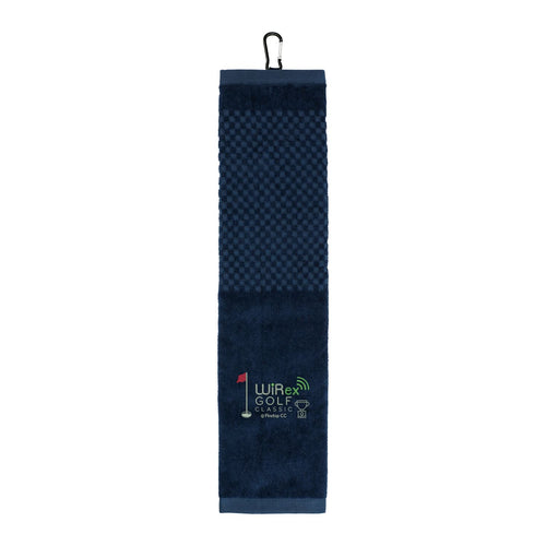 Scrubber Golf Towel Navy Embroidery