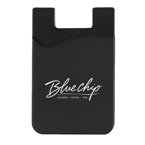 Silicone Phone Wallet Black Single Color