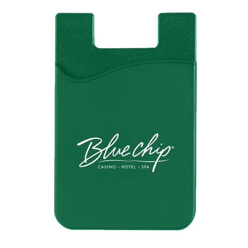 Silicone Phone Wallet Green Single Color
