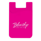 Silicone Phone Wallet Magenta Single Color