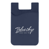 Silicone Phone Wallet Navy Single Color