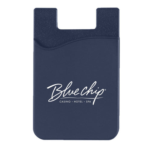 Silicone Phone Wallet Navy Single Color