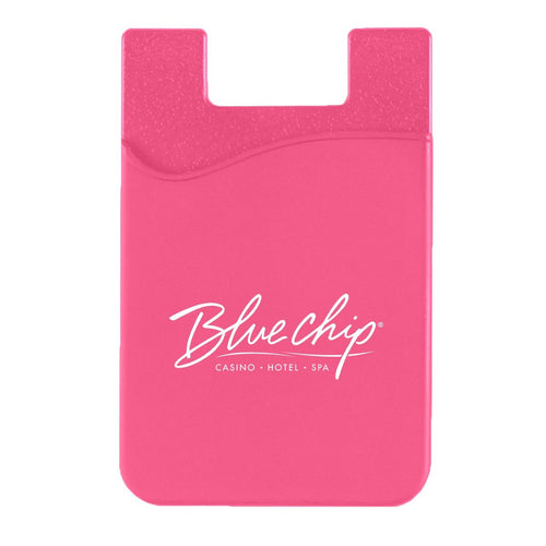 Silicone Phone Wallet Pink Single Color