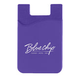 Silicone Phone Wallet Purple Single Color