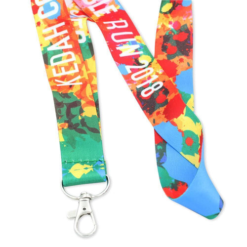 Sublimated Lanyards Lanyards WizardPins 3/4 inch (Most Popular) Lobster Clasp 