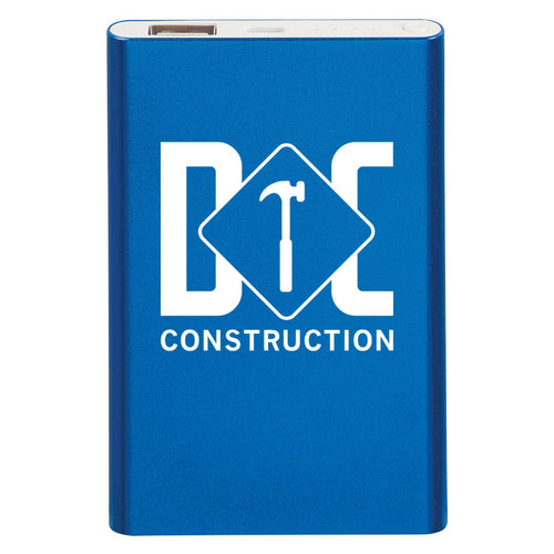 UL Listed Slim Power Bank Tech Accessories PCNA Blue Multi Color