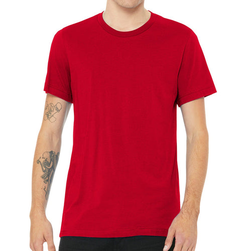 Bella Canvas Unisex Jersey Short Sleeve Tee T-Shirts Hit Promo Red Multi Color