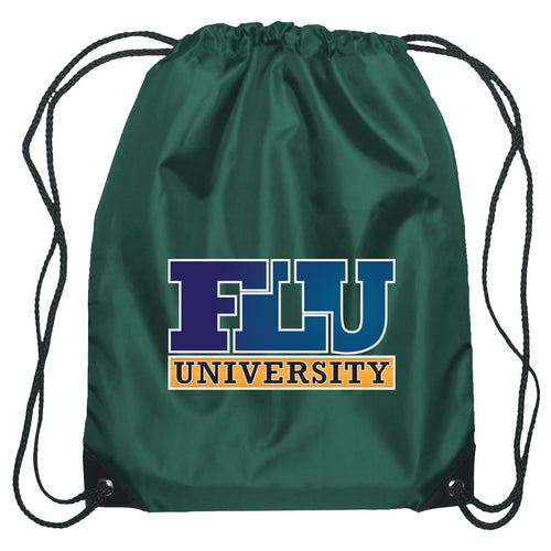 Small Hit Sports Pack Drawstring Bags Hit Promo Forest Green Multi Color