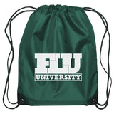 Small Hit Sports Pack Drawstring Bags Hit Promo Forest Green Single Color