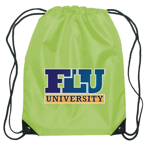 Small Hit Sports Pack Drawstring Bags Hit Promo Lime Green Multi Color
