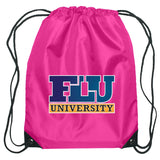 Small Hit Sports Pack Drawstring Bags Hit Promo Magenta Multi Color 