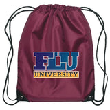 Small Hit Sports Pack Drawstring Bags Hit Promo Maroon Multi Color