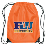 Small Hit Sports Pack Drawstring Bags Hit Promo Orange Multi Color