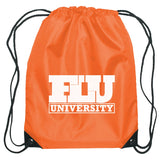 Small Hit Sports Pack Drawstring Bags Hit Promo Orange Single Color