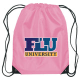 Small Hit Sports Pack Drawstring Bags Hit Promo Pink Multi Color 