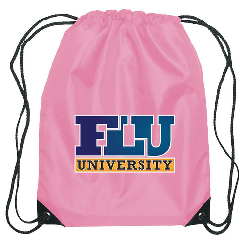 Small Hit Sports Pack Drawstring Bags Hit Promo Pink Multi Color
