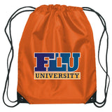 Small Hit Sports Pack Drawstring Bags Hit Promo Burnt Orange Multi Color