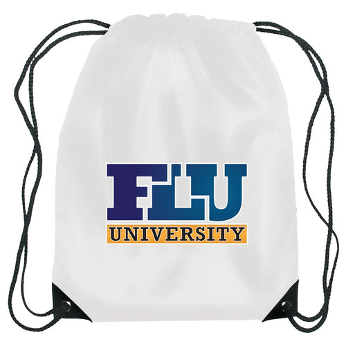 Small Hit Sports Pack Drawstring Bags Hit Promo White Multi Color