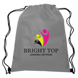 Non-Woven Hit Sports Pack Drawstring Bags Hit Promo Gray Multi Color