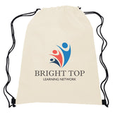 Non-Woven Hit Sports Pack Drawstring Bags Hit Promo Ivory Multi Color