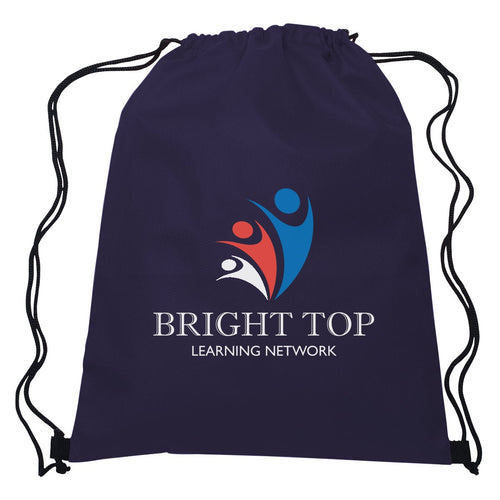 Non-Woven Hit Sports Pack Drawstring Bags Hit Promo Navy Multi Color