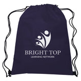 Non-Woven Hit Sports Pack Drawstring Bags Hit Promo Navy Single Color