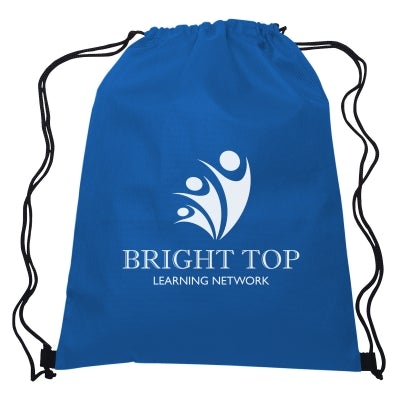 Non-Woven Hit Sports Pack Drawstring Bags Hit Promo Royal Blue Single Color