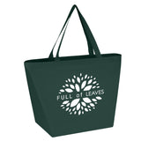 Non-Woven Shopper Tote Bag Forest Green Multi Color