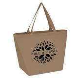 Non-Woven Shopper Tote Bag Tan Multi Color