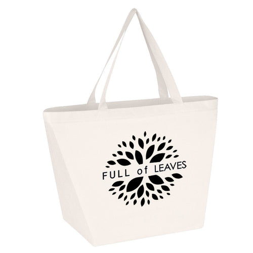 Non-Woven Shopper Tote Bag White Multi Color