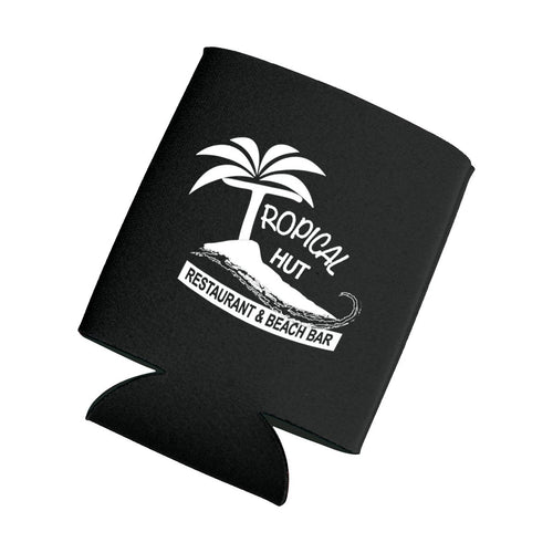 Kan-Tastic Screen Printed Can Cooler Black Multi Color