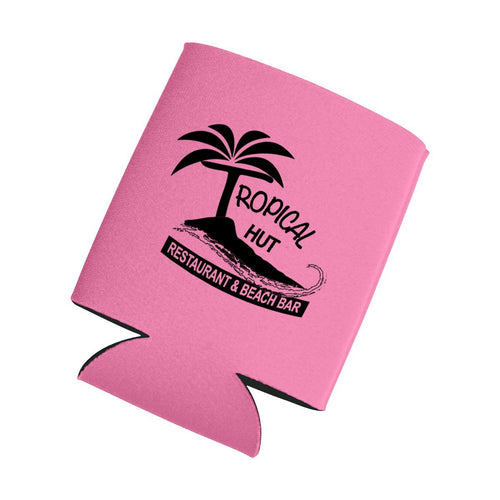 Kan-Tastic Screen Printed Can Cooler Pink Multi Color