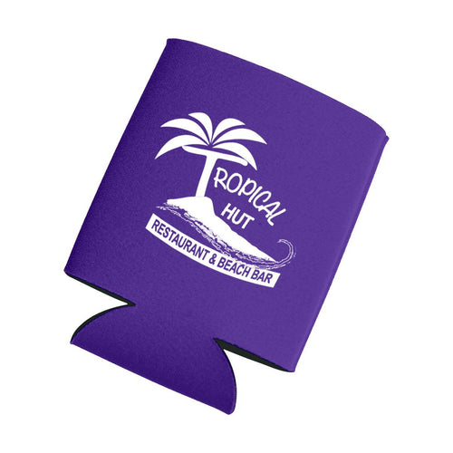Kan-Tastic Screen Printed Can Cooler Purple Multi Color