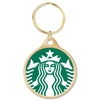 Custom Digitally Printed Made in USA Keychains Keychains WizardPins Gold Circle 1.5 in.