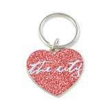 Custom Glitter Enamel Keychains Custom Keychains WizardPins