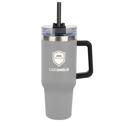 40 oz. Intrepid Stainless Steel Tumbler Coffee Mugs Hit Promo Gray Single Color