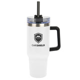 40 oz. Intrepid Stainless Steel Tumbler Coffee Mugs Hit Promo White Single Color