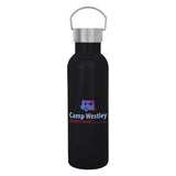 28 oz. Tipton Stainless Steel Bottle Black Multi Color