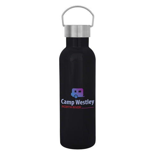 28 oz. Tipton Stainless Steel Bottle Black Multi Color