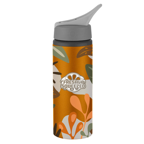 25 oz. Full Color Aluminum Bike Bottle Water Bottles Hit Promo Orange Full Color